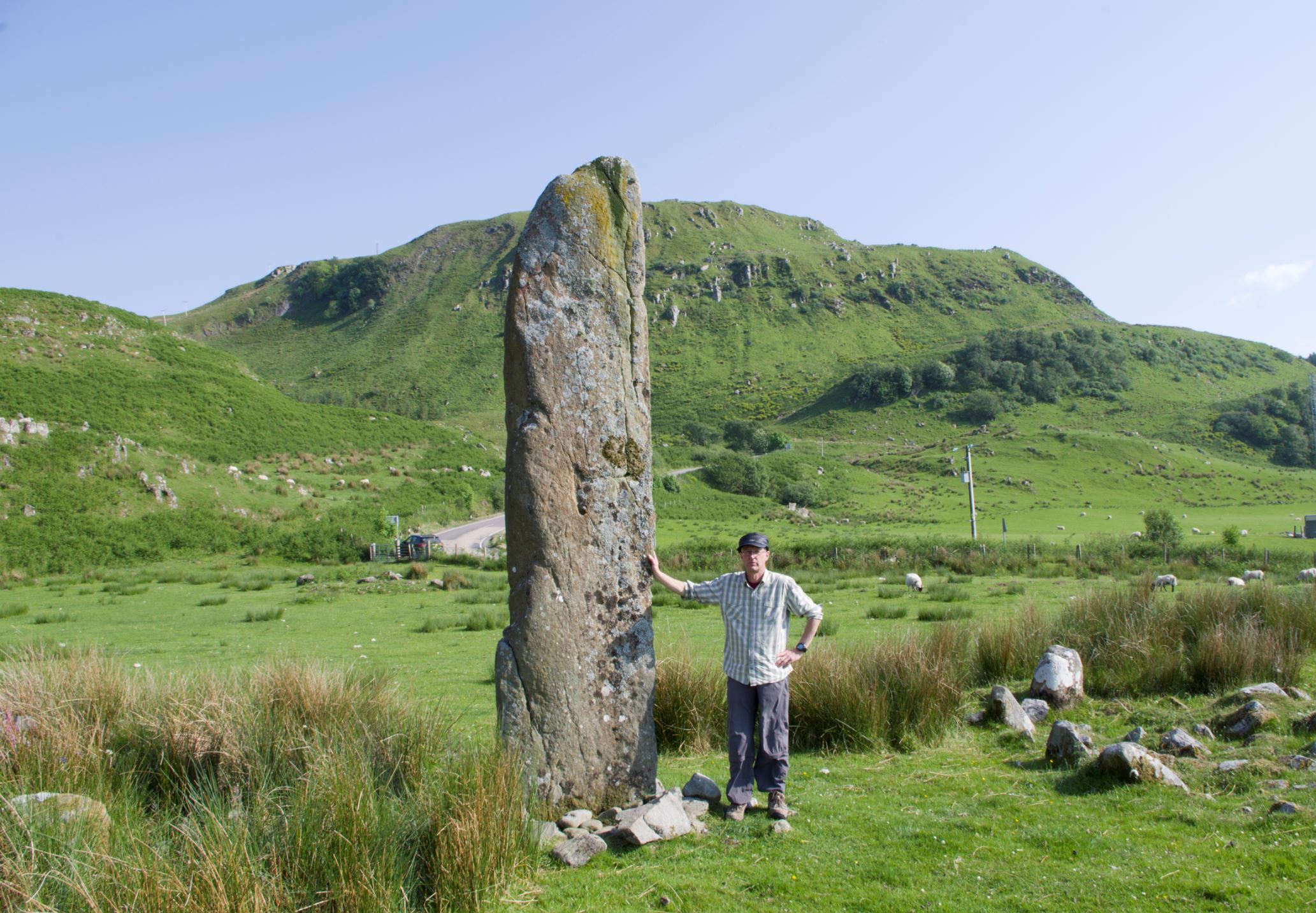 The standing stone at Kintraw, Argyll