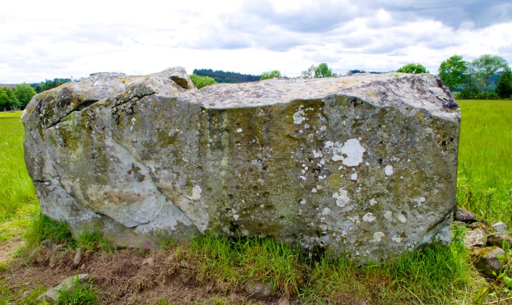The recumbent stone cupmerked inner face at Rothiemay