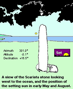 Scarista standing stone - NW